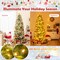 Artificial Christmas Tree With Warm-white Led Lights - 9 ft
